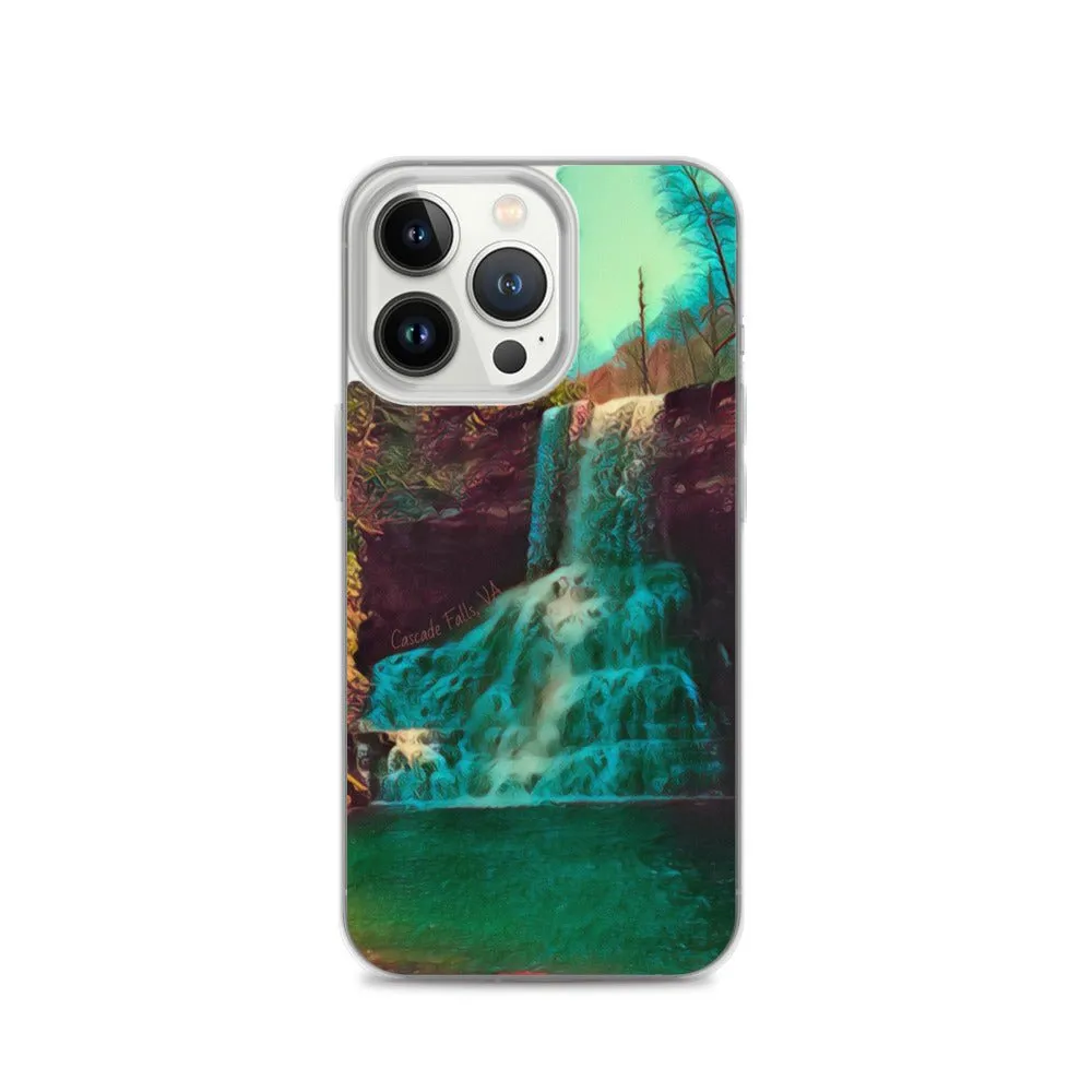 Waterfall iPhone Case. Photograph Artwork from Cascade Falls Virginia. Protective Phone Cover.