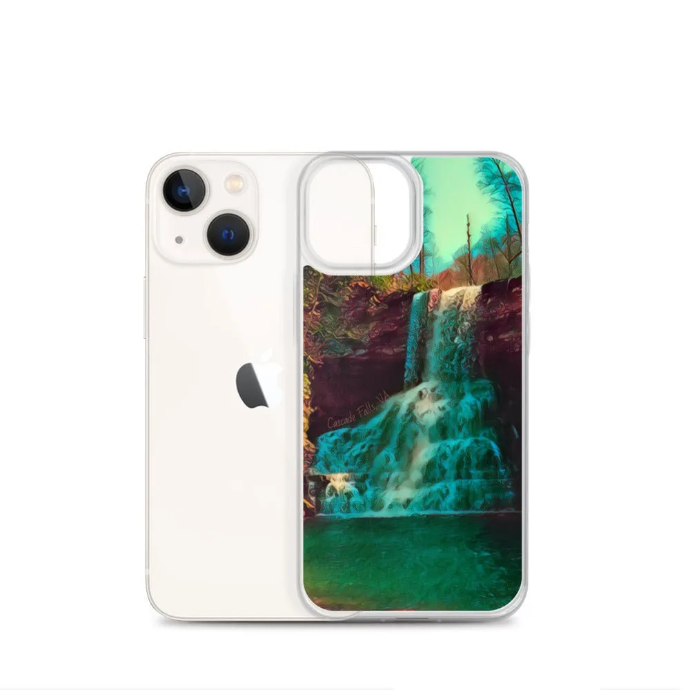 Waterfall iPhone Case. Photograph Artwork from Cascade Falls Virginia. Protective Phone Cover.