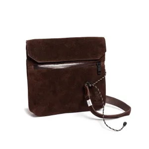 Waterproof Suede Sacoche Choco 091750-23