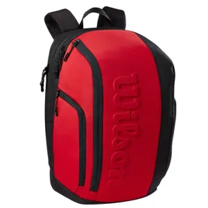 Wilson Clash v2 Super Tour Backpack Racquet Bag (Red/Black)
