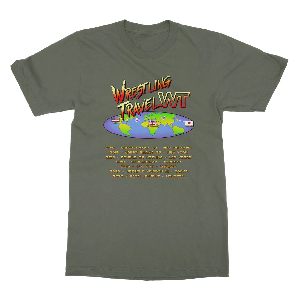 Wrestling Travel SF Softstyle T-Shirt