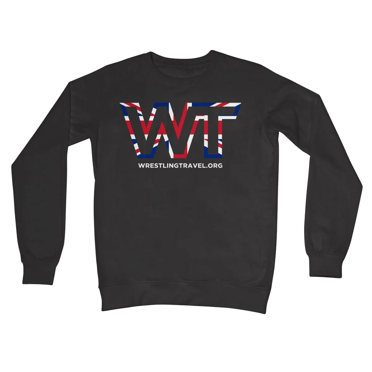 Wrestling Travel UK Logo Crew Neck Sweatshirt